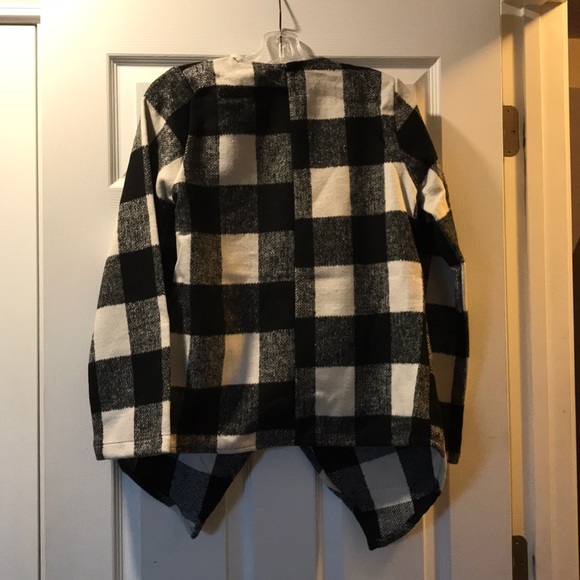 Black and White Plaid Jacket - Picture 2 of 2